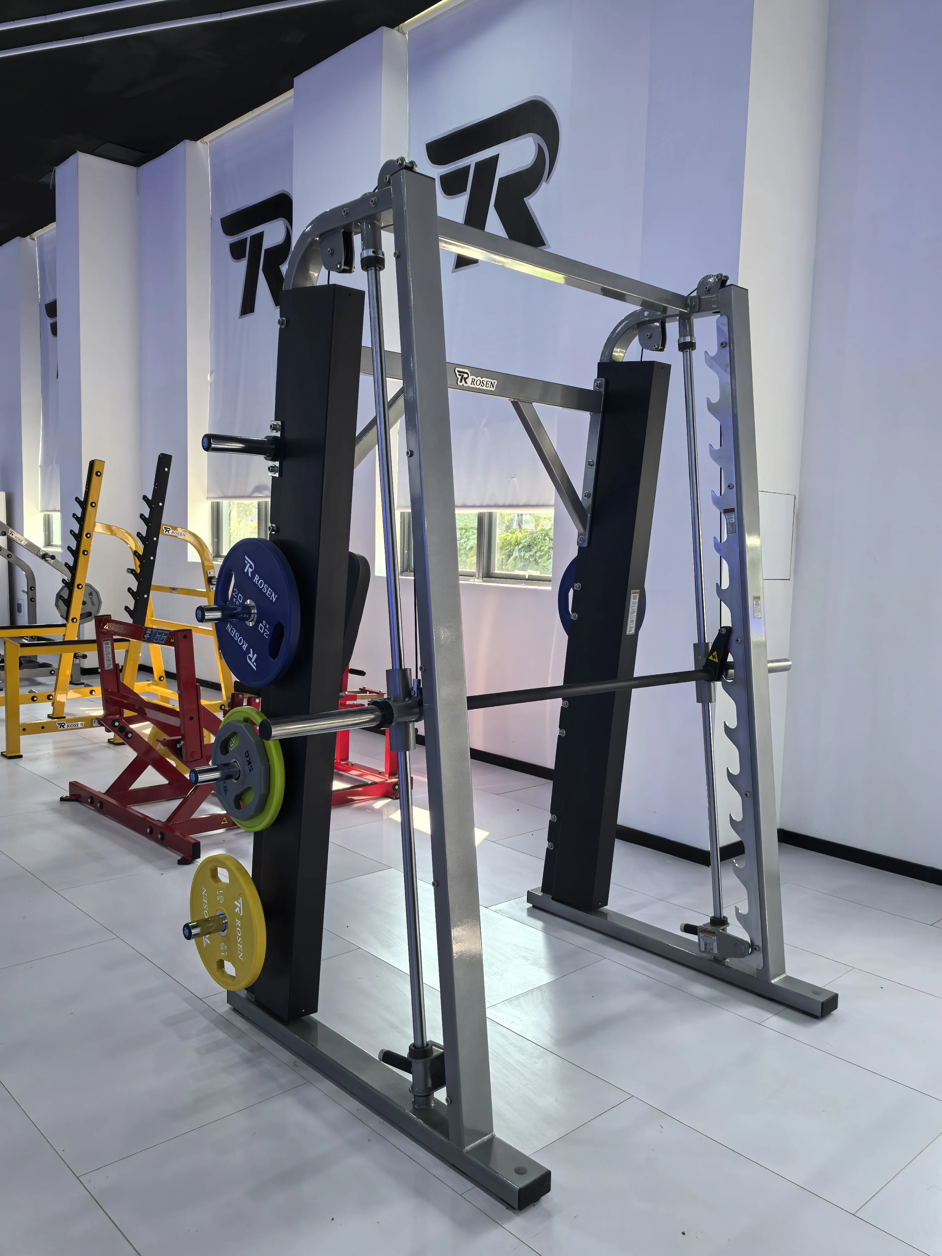 ウエイトトレーニング Gym ROSEN Q235スチール縦型スミスマシンフィットネスジム設備胸の