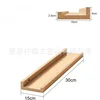 Natural wood color with clear varnish, 30cm long