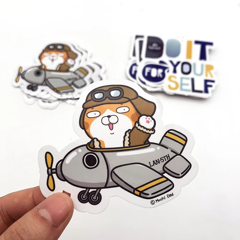 Cheap Printing Waterproof Pvc Custom Cartoon Character Rolls Stickers