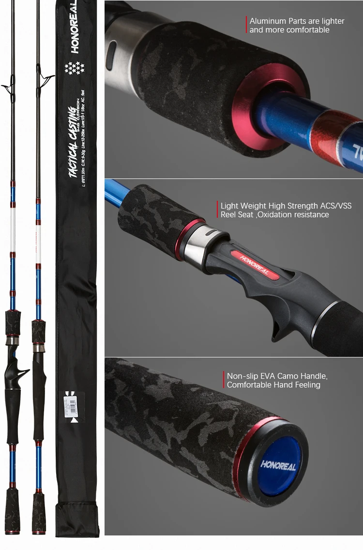 HONOREAL TACTICAL Casting One Section 6-22g 9-30g Long Cast High Quality One Piece Bait Casting Fishing Rods HONOREAL TACTICAL Casting One Section 6-22g 9-30g Long Cast High Quality One Piece Bait Casting Fishing Rods