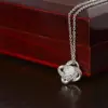 Four-leaf clover-white gold copper