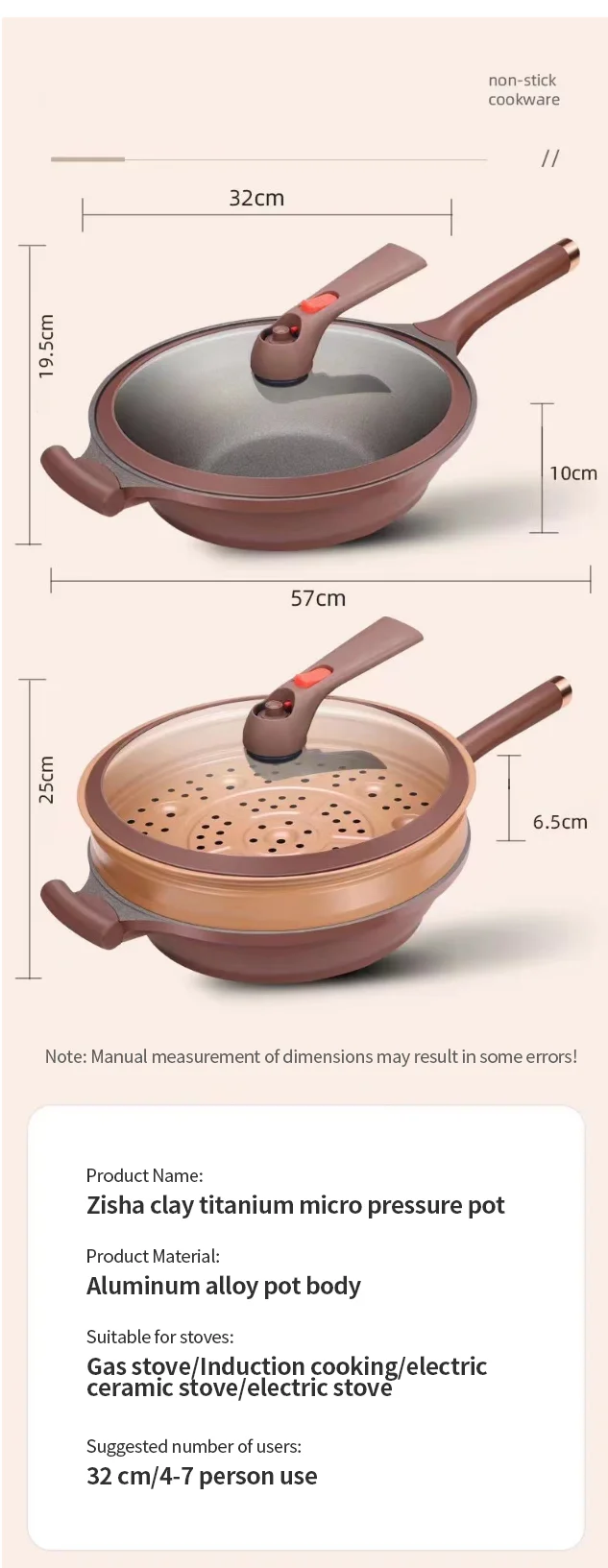 Electromagnetic gas stove for home kitchens, universal frying pan, frying pan