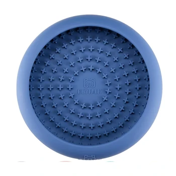 High Quality Customizable Portable Silicone Pet Bowl New Cat Dog Outdoor Multifunctional Modern Style Dark Blue Antichoking