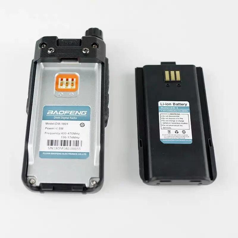 バオフェン DMR DR-1801UV デジタルアナログハンドヘルドラジオ