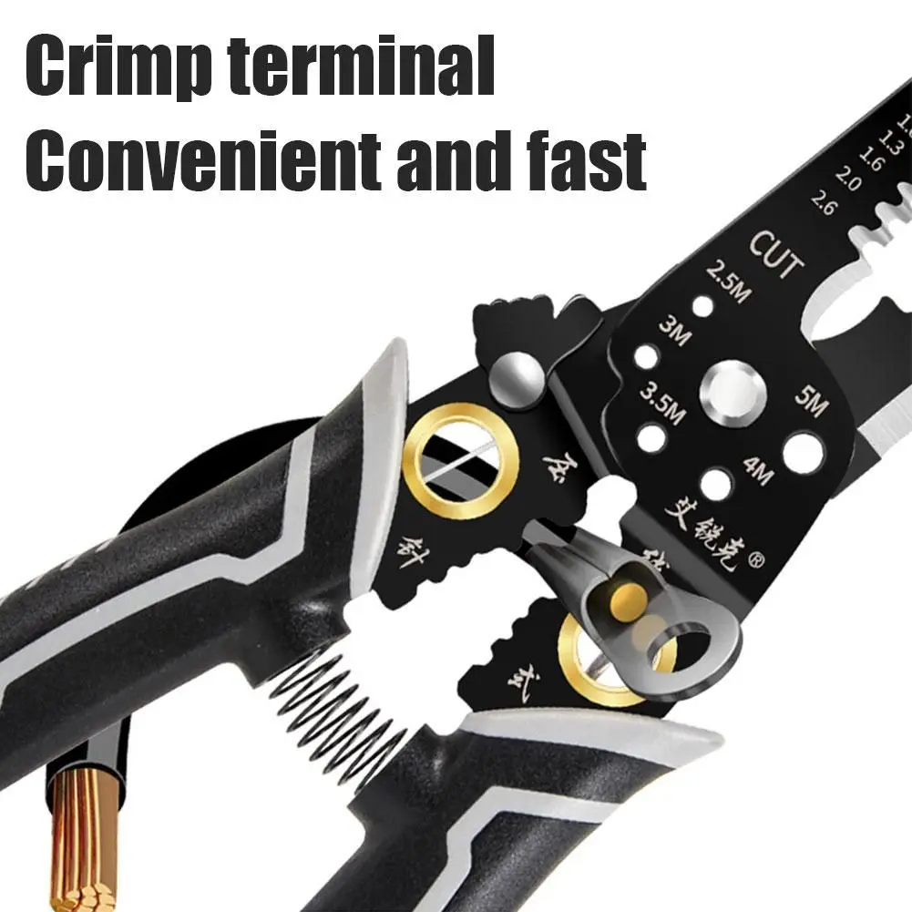 Electrician's Choice Copper Wire Stripper & Splitting Tool with Clamping Feature for Electrical Equipment
