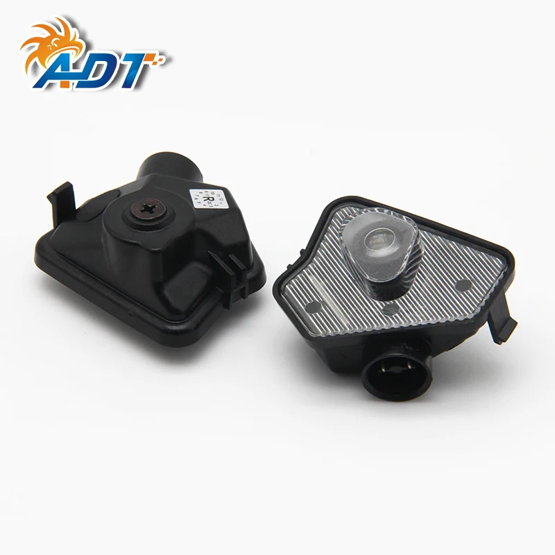 ADT OEM Logo Glass Projector Mirror Car Light W204 W221 W176 W212 W219 LED Side View Mirror Puddle Light