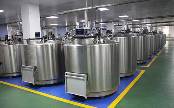 550 Liter Stainless Steel Biobank Freezer Liquid Nitrogen Tanks