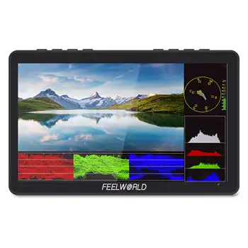 FEELWORLD  F5 PRO V4 6 Inch  HDMIh Dslr Field Monitor for Customizable Touch Screen Video Camera Monitor