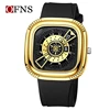 Gold Black plastic