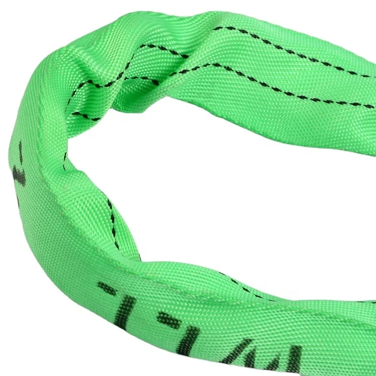 2T round Sling Soft Polyester Endless Lifting Belt