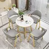 1 desk 4 chair light gray cloth