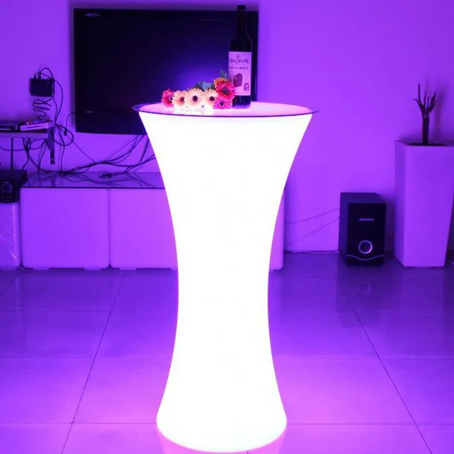 Led Light Up High Bar Table Led Garden Furniture Outdoor Pro Beach