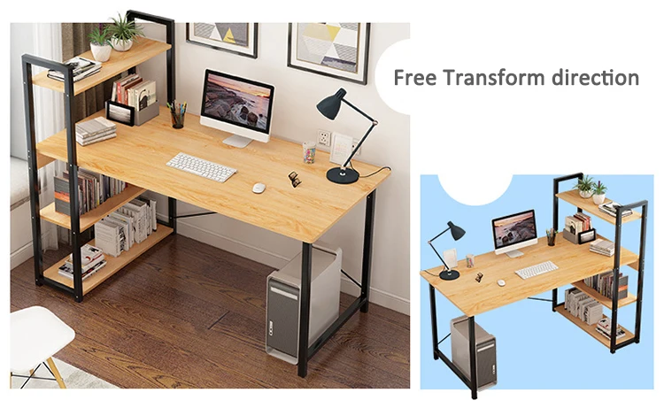 Executive computer wooden home office desk modern luxury organizer furniture