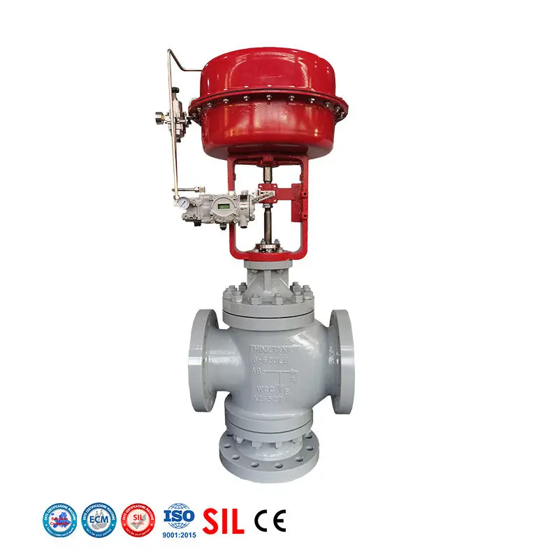 DN80 4 20ma Flow Adjust Electric Actuated Regulating Valve 3in Control Valves for Steam