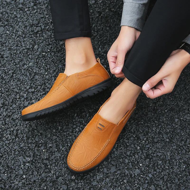 Men's Casual Lightweight Boat Shoes Low Top Slip-On Loafer walking shoes men sneakers shoes men casual