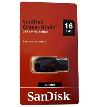 100% original SanDisk CZ50 USB Flash Drive pendrive 32gb 16gb 64gb 128gb san disk flashdrive USB Stick 2.0 Pen Drive