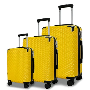 Large Capacity Best ABS Custom Suitcase Fashionable Unisex Travel Luggage with Spinner Caster for Business Trip