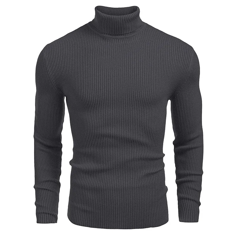 Corset Men Sweaters Autumn Soft Warm Pullover Turtle Neck Sweater Winter Long Sleeve Knit Turtleneck Men