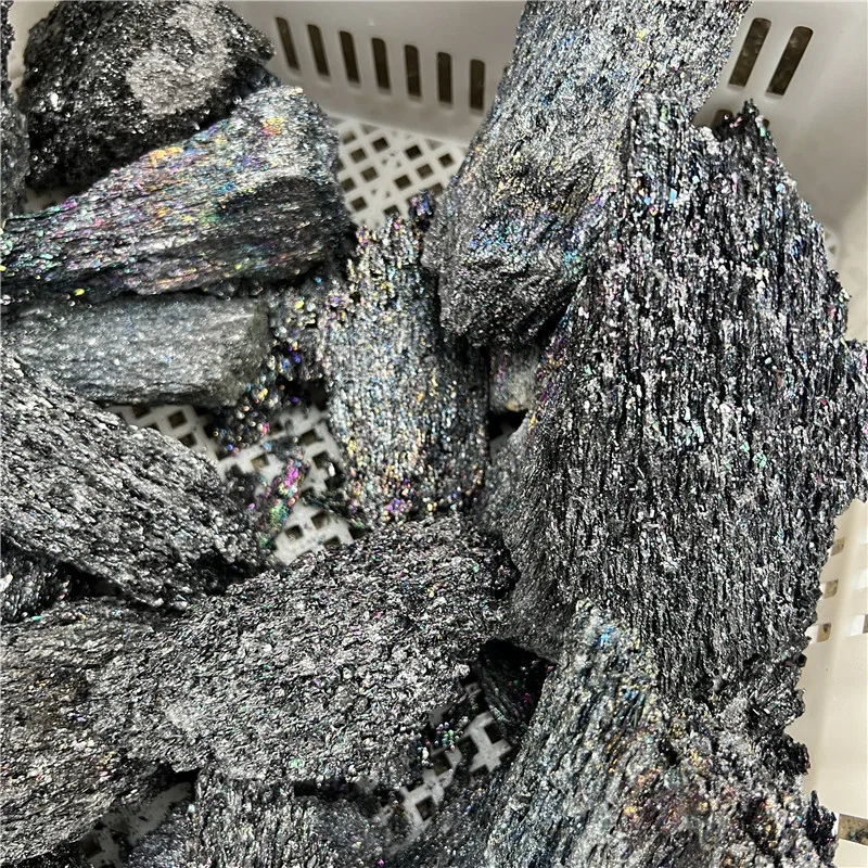 Rainbow Rock Stone - Seven Color Ore Rough Cluster Mineral
