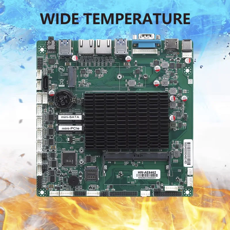 Factory Cheap Price Main Board J6412 motherboard Ddr4 Max 32gb DC12V Pc Mainboard with AMI UEFI BIOS