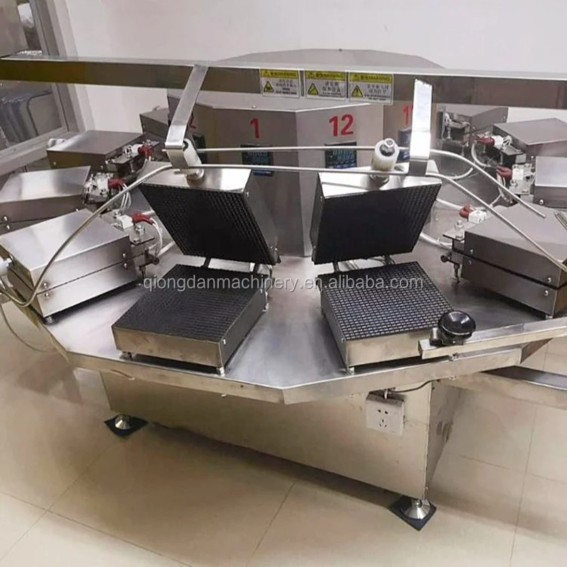 Automatic Phoenix Egg Roll Folding Machine Egg Roll Making Rolling Machine Gas Waffle Wafer Biscuit Crispy Cookie Cone Price