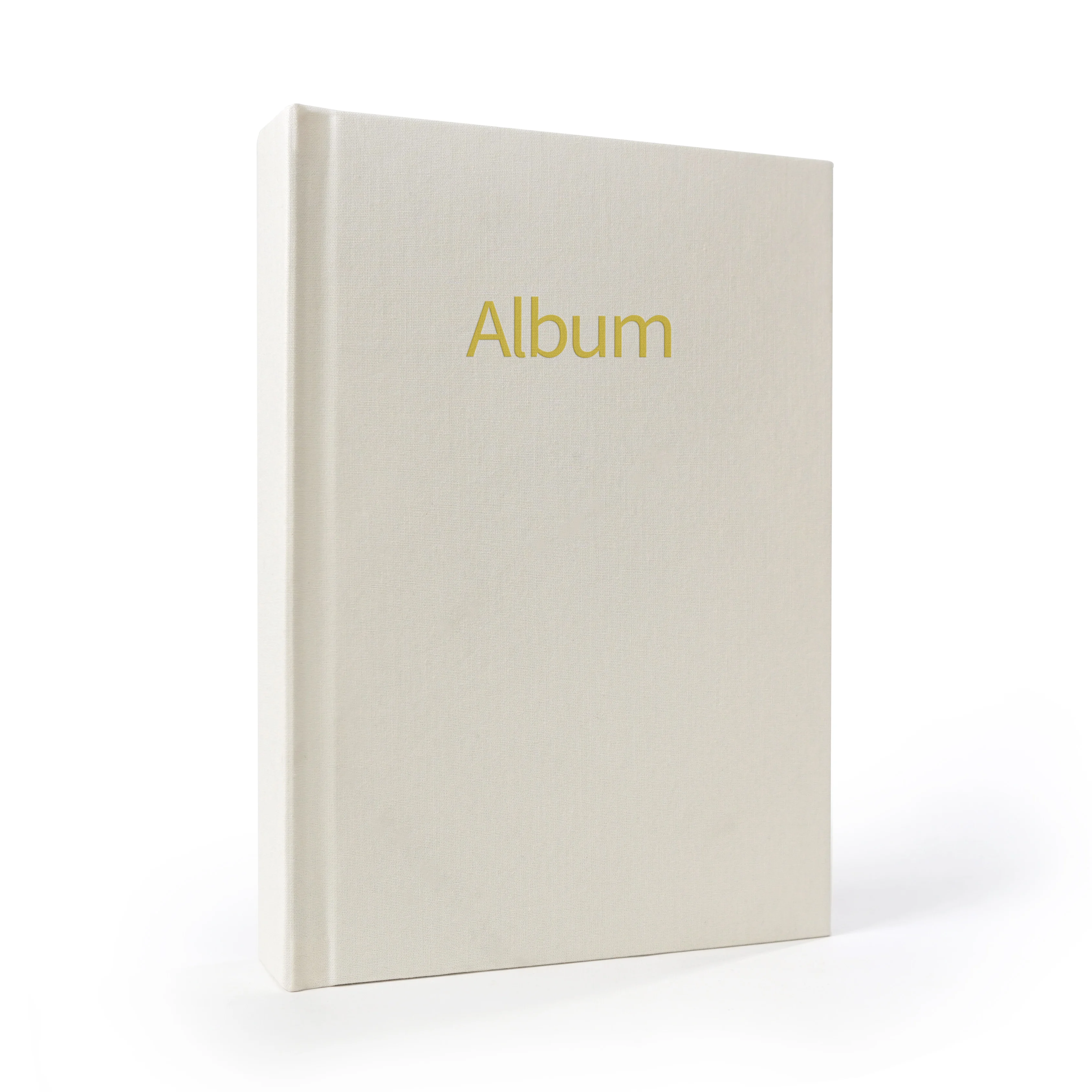 Custom Self-Adhesive Linen Cover Photo Album Book Scrapbook Printing with Perfect Binding Designed for Memories Size Photos