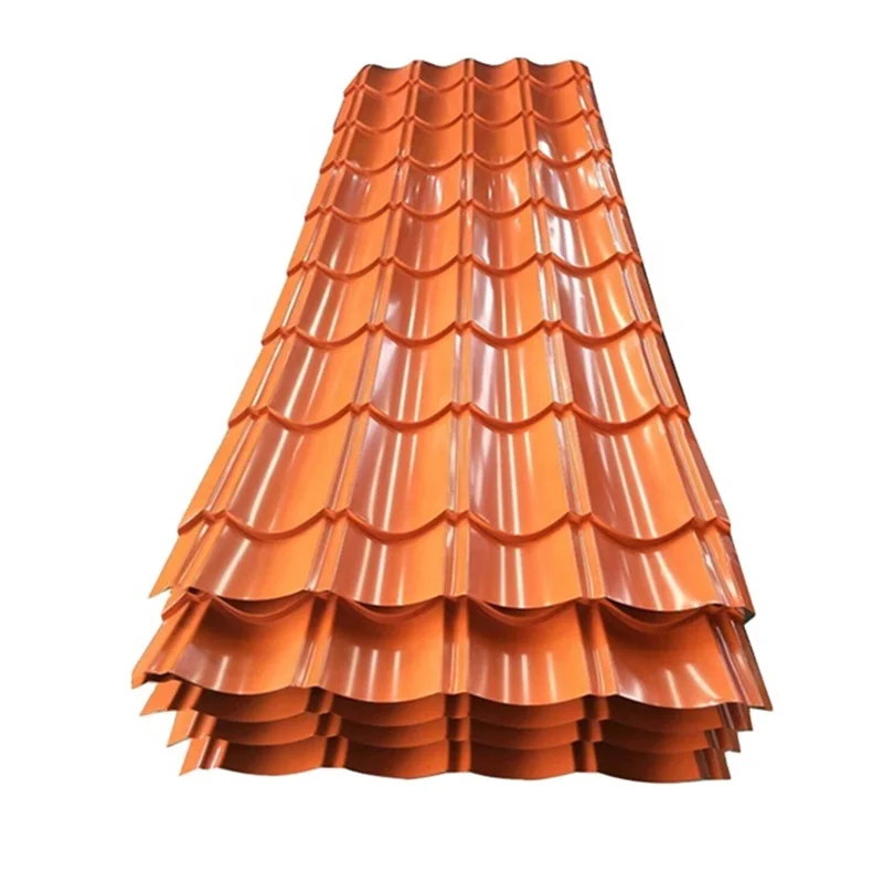 Стальной кровельный лист Ppgi, металлическая железная плитка/гофрированная пластина, оцинкованная крыша по низкой цене, цинковый лист, крыша с цветным покрытием RAL