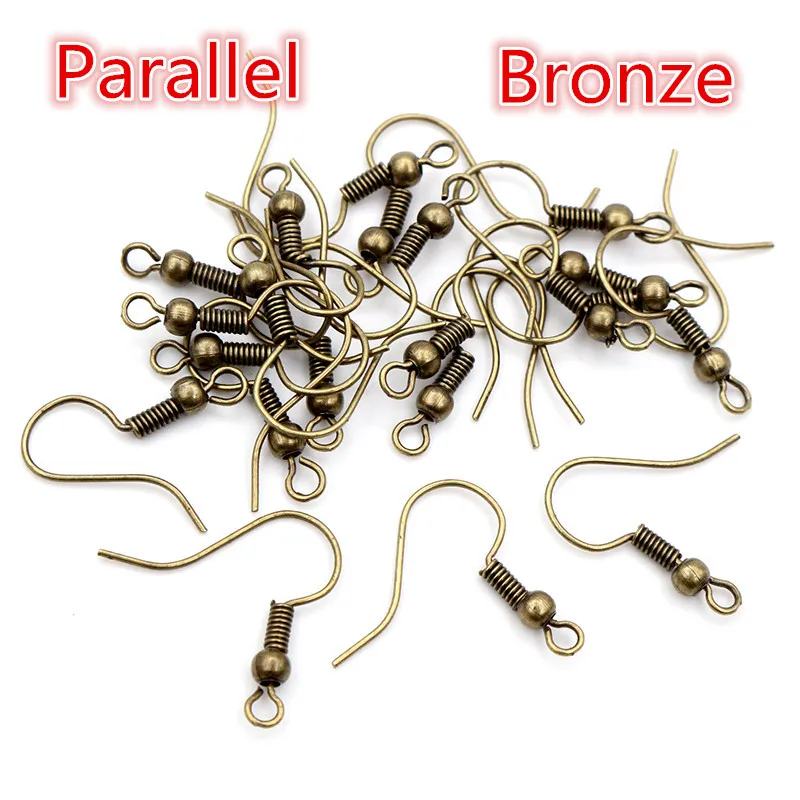 100pcs/lot 20x17mm DIY Earring Findings Earrings Clasps Hooks Fittings DIY Jewelry  Making Accessories Iron Hook