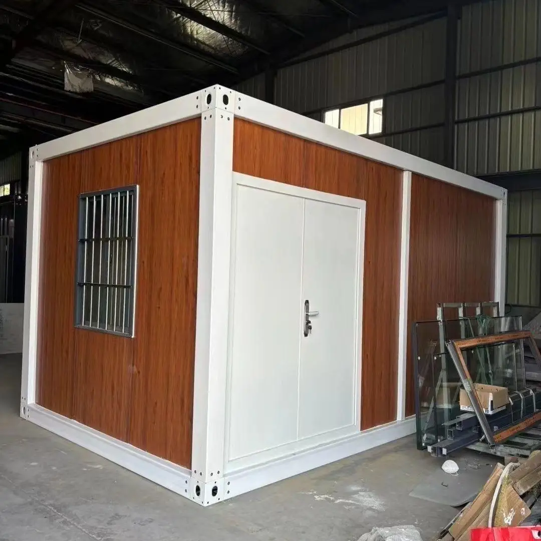 منزل حاويات فولاذي بسيط جاهز متعدد الطوابق وحداتي للتركيب السريع لكشك مكتب غرفة معيشة