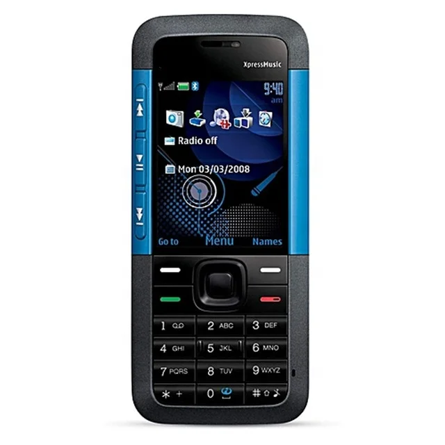 Factory Unlocked Original Cheap Simple Classic GSM Bar Mobile Cell Phone 5310 XpressMusic 2.0inch Display