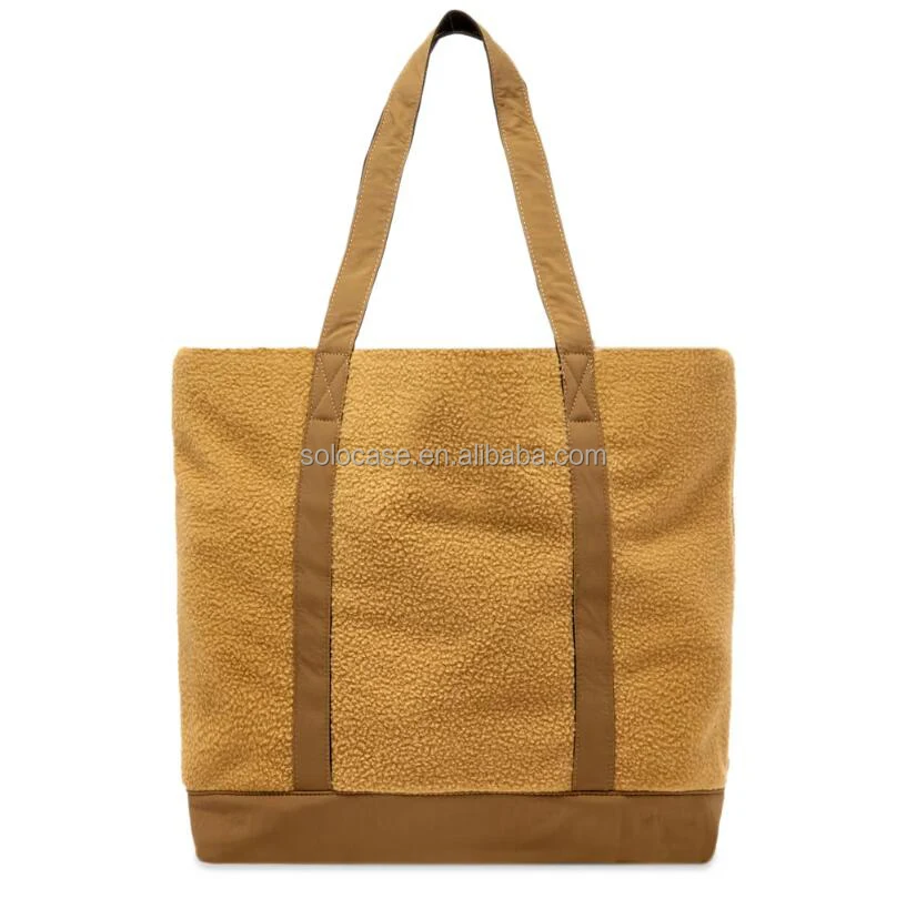 Sherpa Puffy Cotton Shoulder Bag