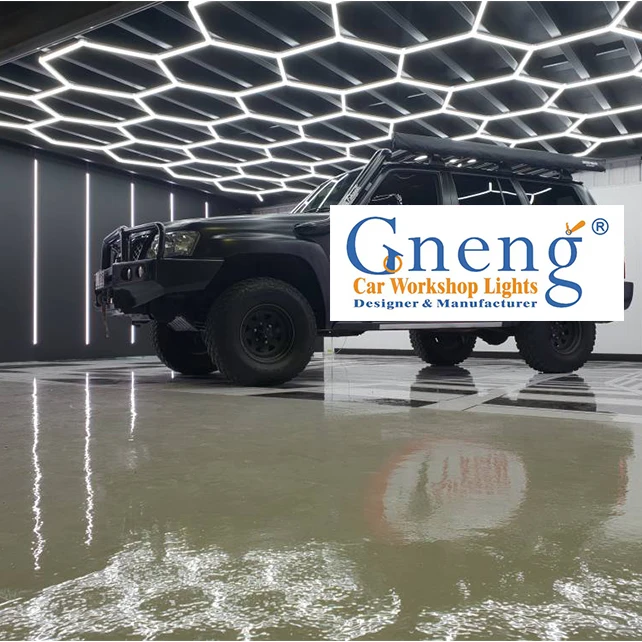 High Lightness LED Inspection Hexagon Panel Hex Led Ceiling Wall Detailing Studio Poshing Workshop Light