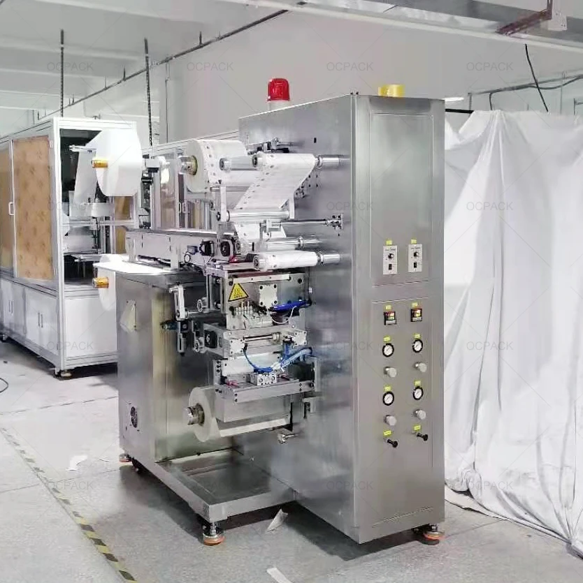 Automatic Flow Medical Disposable Nasal Swab Packing Machine for Flocked Cotton Swab Stick Packaging