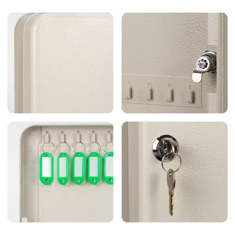 Оптовая продажа с фабрики, высокое качество, 20 крючков, металлический ящик для ключей для подвешивания ключей