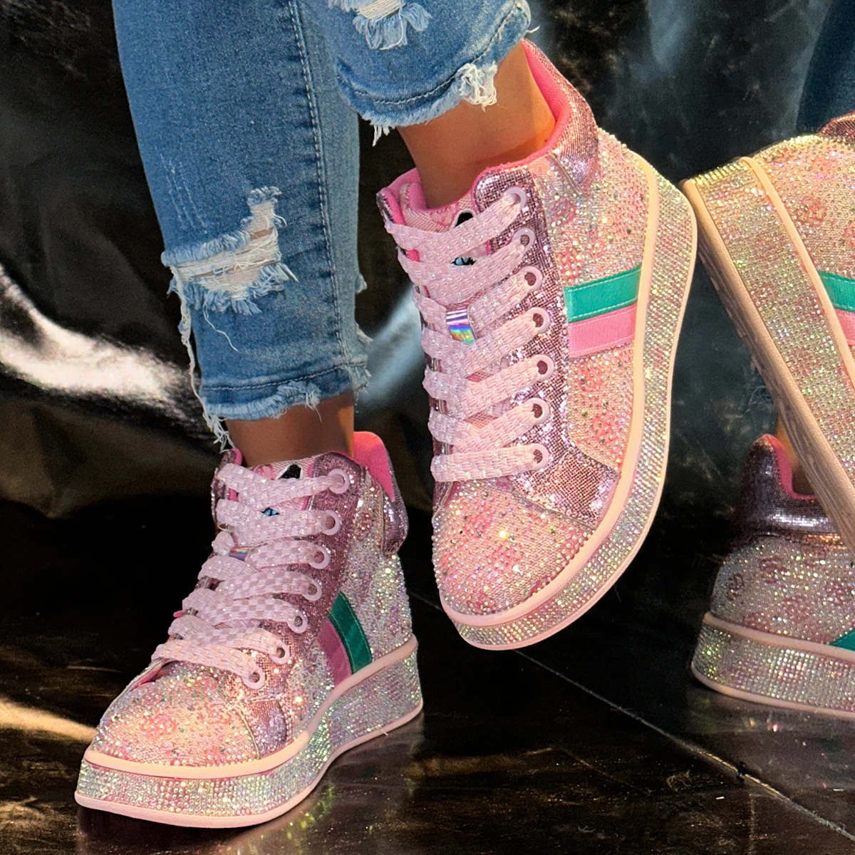 Wholesale Casual Shoes Pink Zapatillas De Mujer Para Women's