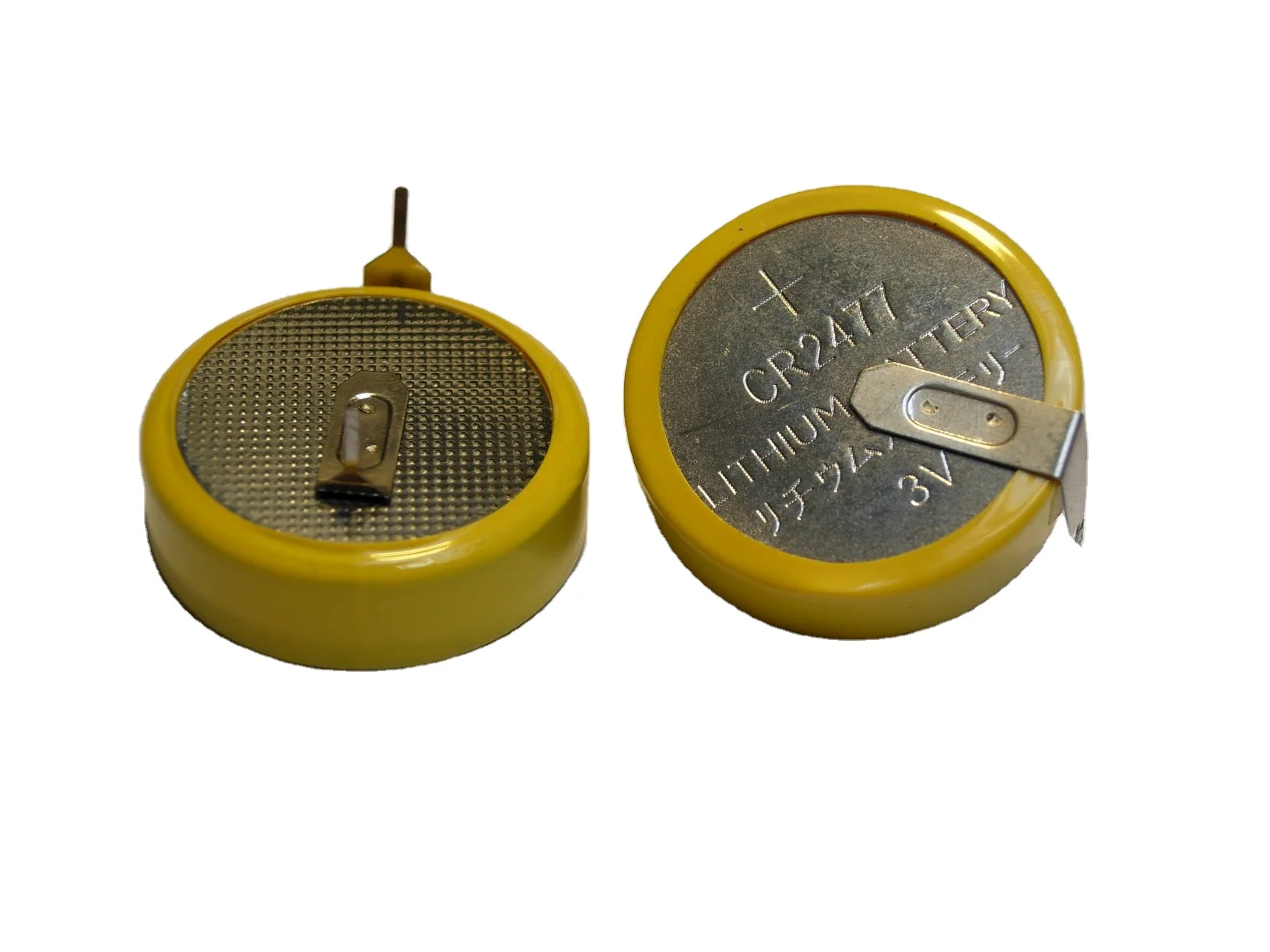 高品質3Vリチウム電池CR-2477/VCNはんだタブピン付きcr2477電池
