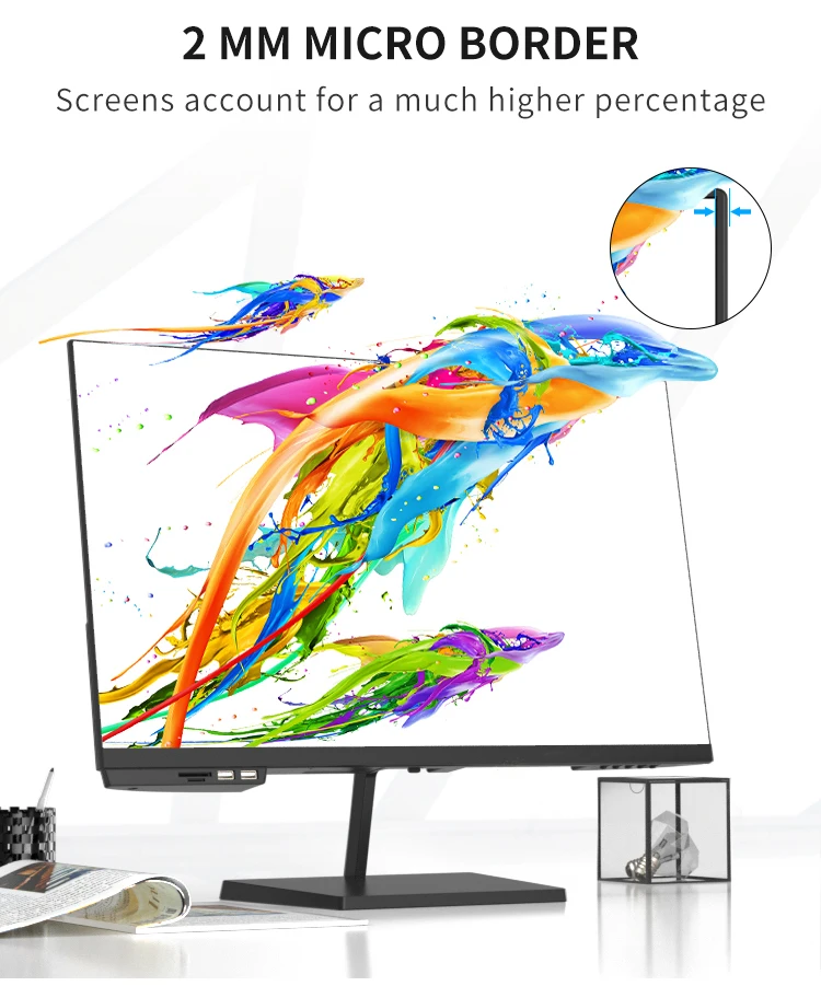 Cheap 24 27 32 Inch 2k 1080p Led Pc Display Monoblock Desktop Computer Gaming Pc Monitor Buy