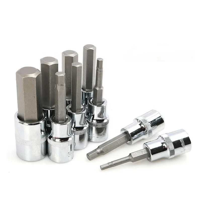 Инструмент TOOLJOY T10 T20 T30 T40 T45 T50 torx шестигранный гильзовый инструмент Cr-v 1/2