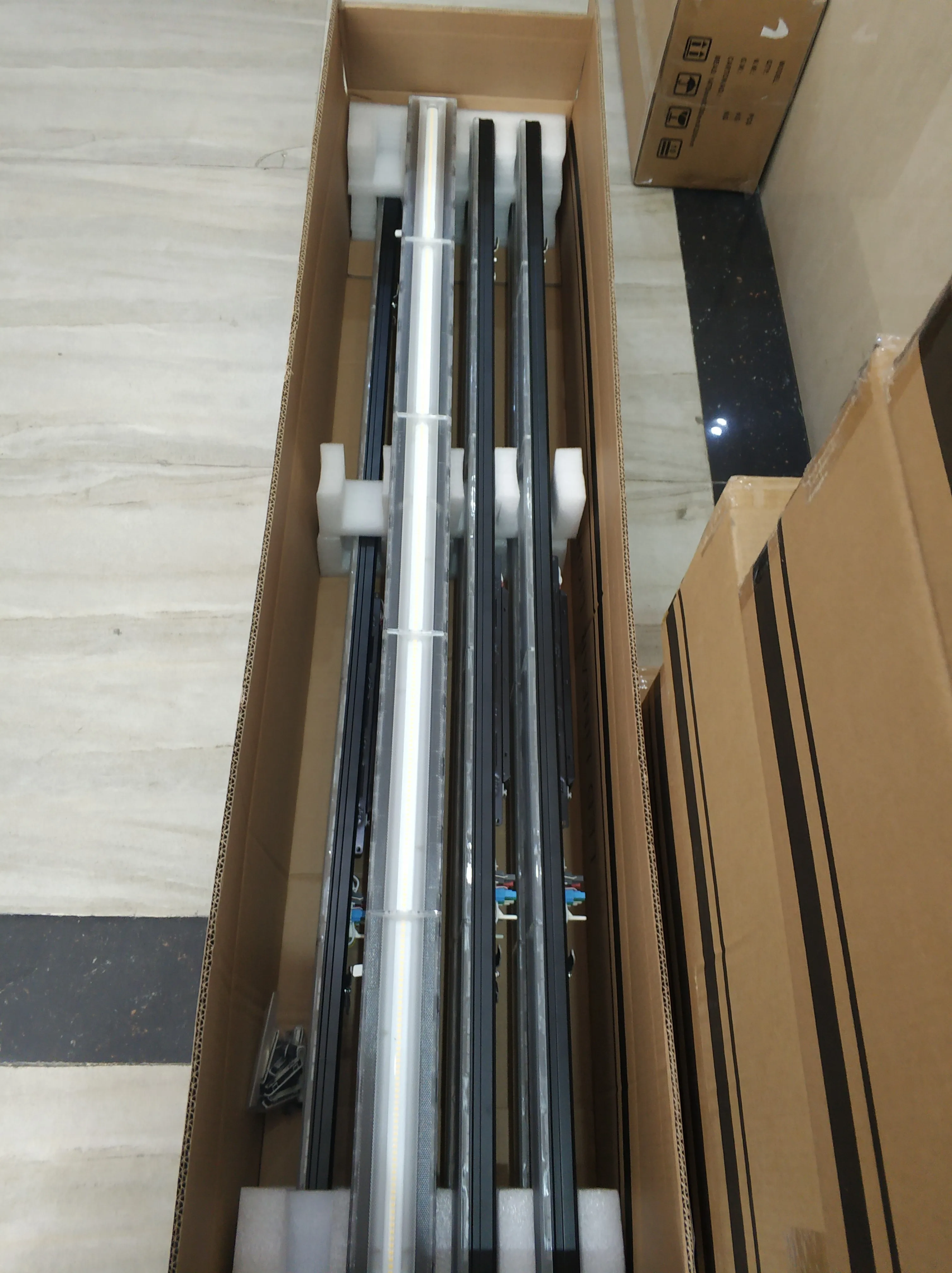 Lampu Sistem Pencahayaan Modular Terbaru 160lm/w Linear Trunking Lampu ...