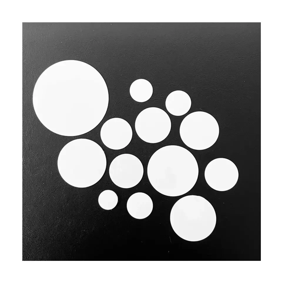 Aluminium Sublimation Blank Disc Round Sublimation Metal Sheet Necklace Blanks Disk for Jewelry Pendants Insert