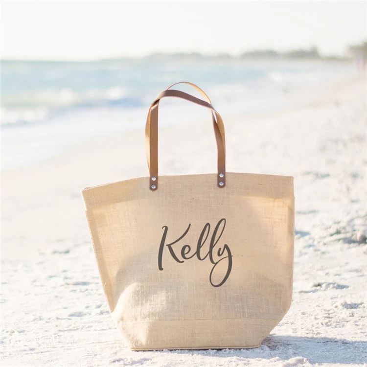 beach jute bolsa