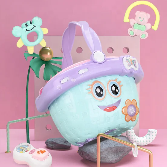 Новое поступление, развивающая игрушка для ролевых игр, многофункциональная корзина для хранения, корзина для погремушек, Прорезыватель для зубов для детей