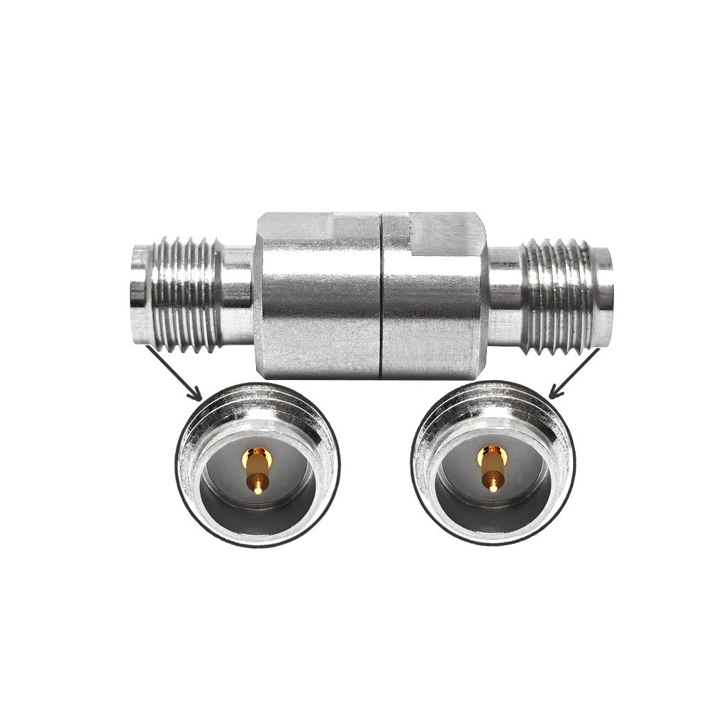Catenae RF coaxiales ex accipensri inox RP SMA feminam ad RP SMA feminam, adapter conectorum RF