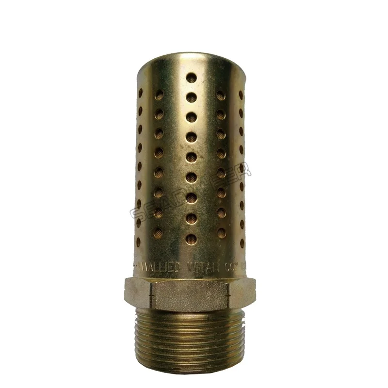 Silenciador del silenciador del silenciador del compresor de aire Silenciador del filtro de admisi/ón de metal con rosca de 16 mm 16 mm