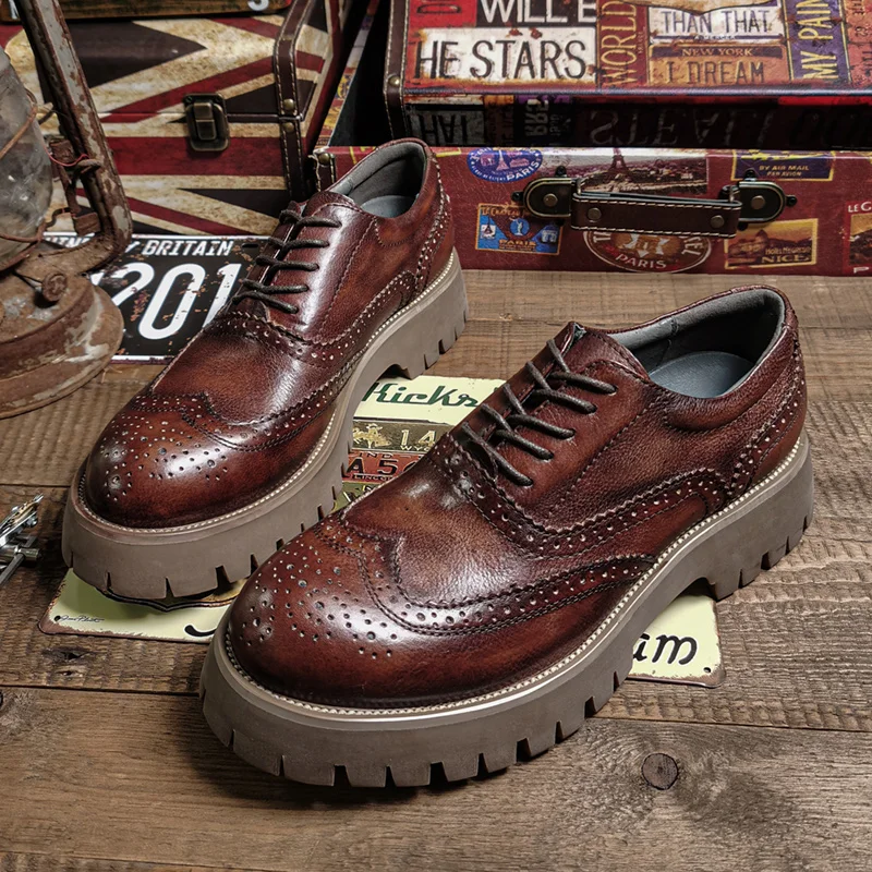 Men's Leather Loafers Shoes Hot Selling Men's Luxury Wholesale Leather