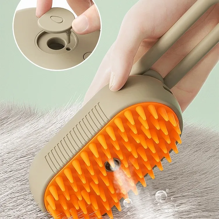 Dog Brush Cat Brushes For Indoor Cats Cat Brush For Shedding Puffease Spritz Defur Comb, Celery Pets Cat Brush Steam, Pritz Defur Comb For Cats, Cat Grooming Brush For Long And Short