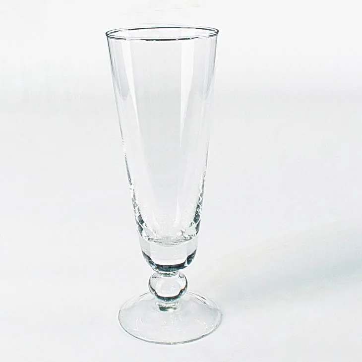 footed beer glass