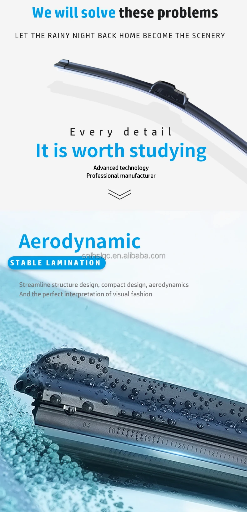 Universal Windshield Normal Rubber Wiper 14"30" Universal Frameless