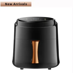 Smart Air Fryer Oven New Design 7L 8L 9L Square Plastic Oil-Free Cooker with Brushed Surface Digital Control for Household Use