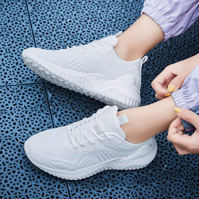 Donna Primavera Estate Scarpe Bianche Estate 2021 Sneakers Bianche